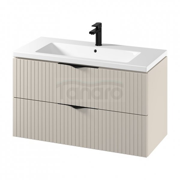 CERSANIT ZESTAW SET C147 TIRSO 100 KASZMIR MATOWY (SZAFKA + UMYWALKA) S801-548