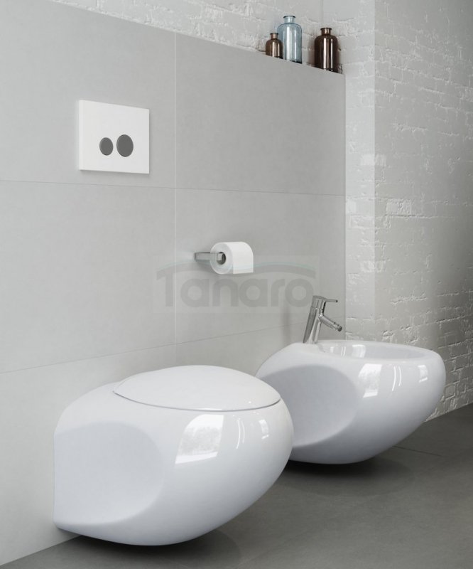 OPOCZNO ZESTAW Miska WC wisząca HIGH STREET + bidet HIGH STREE