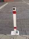 Blokada Parkingowa na kłódkę drogowa prosta słupek od Metalfab