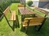 Nogi ławki ogrodowej noga komplet AEGRI profil 50x30 MetalFab
