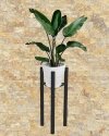 Stojak kwiaty loft kwietnik 40 cm podstawka MetalFab 