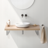 Wspornik Półki Umywalki 35 cm inox nierdzewny do Kuchni Salonu Loft Wieszak