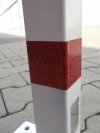 Blokada Parkingowa na kłódkę drogowa X słupek