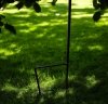 Stojak podwójny 150 cm wieszak wbijany do latarni kwiatów balonów donic