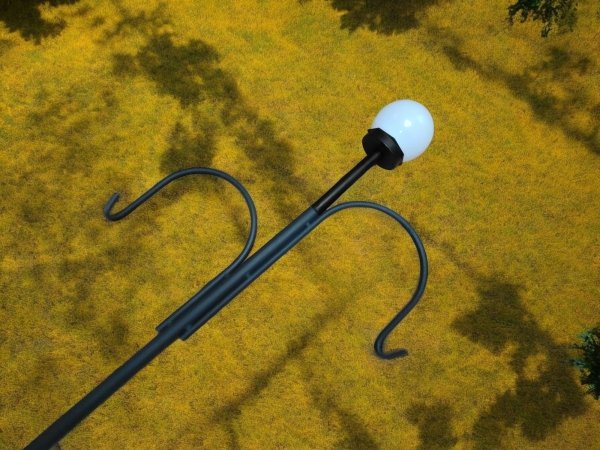 Stojak z lampą solarną podwójny 170 cm wieszak wbijany do latarni kwiatów balonów