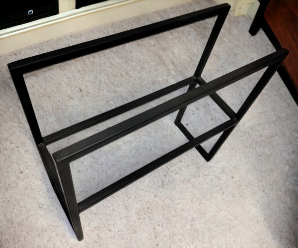Stojak na buty do przedpokoju ręcznie robiony loft  Z3 MetalFab