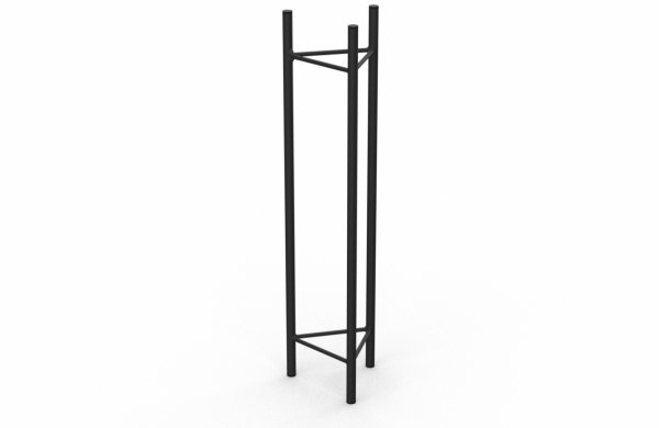 Stojak podwójny na kwiaty loft kwietnik 90 cm podstawka SK90 MetalFab 
