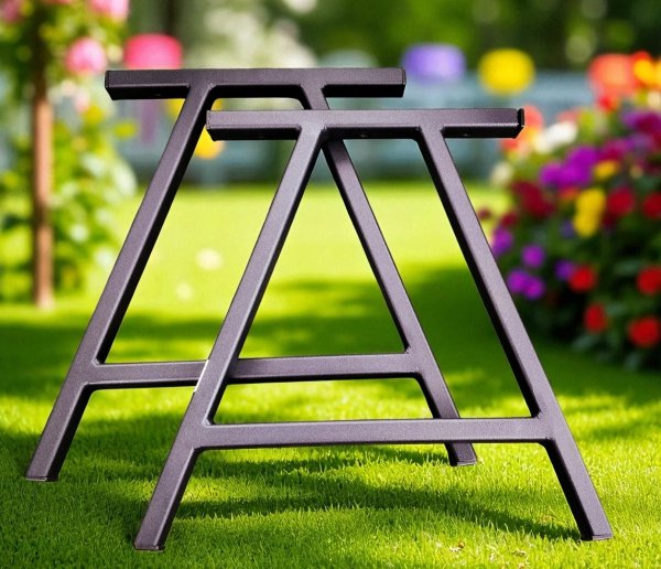 Nogi ławki 2 sztuki komplet ogrodowe Spring MetalFab