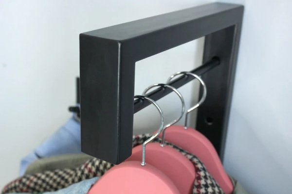  Wieszak w stylu loft na przedpokój na ubrania  MetalFab