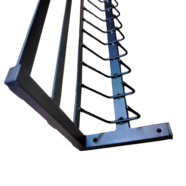 Wieszak w stylu loft na przedpokój z półką i wieszakami na ubrania  MetalFab