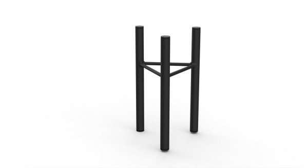 Stojak kwiaty loft kwietnik 30 cm podstawka MetalFab 