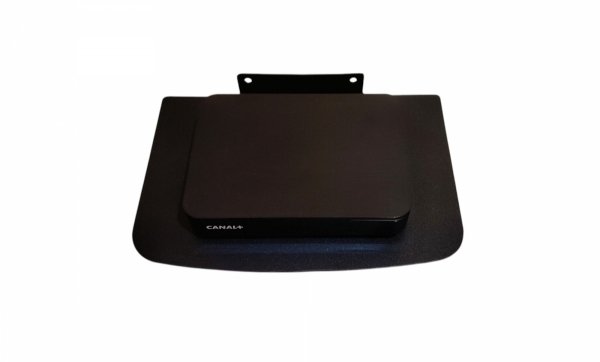 Półka metalowa 27x18,5 cm ścienna uchwyt na pod dekoder RTV ROUTER WIFI SWITCH TUNER