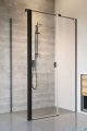 Radaway Nes Black Kds II kabina 120x70cm prawa czarny mat/szkło przejrzyste 10033120-54-01R/10040070-54-01