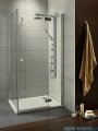 Radaway Almatea Kdj Gold kabina prysznicowa 100x90 prawa szkło brązowe