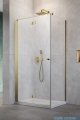 Radaway Nes KDJ B Brushed Gold kabina 90x75 lewa szczotkowane złoto 10025090-99-01L/10039075-01-01