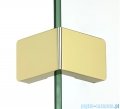 New Trendy Eventa Gold Shine kabina prysznicowa przyścienna 80x90x200 przejrzyste Prawa Złoty połysk EXK-4795