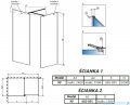 Radaway Modo New III kabina Walk-in 90x90x200 szkło przejrzyste 389094-01-01/389094-01-01/389000-01