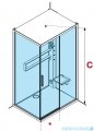 Novellini Glax 2 2.0 kabina z hydromasażem hydro plus 120x90 prawa corda G222P299DM1L-1TU