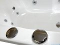 Riho Lugo 180x80cm wanna prostokątna z hydromasażem Pneumatic lewa + nogi + syfon BT02-PNE-L
