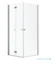 Radaway Nes Brushed Nickel KDD B / KDD I kabina 100x100cm lewa szczotkowany nikiel przejrzyste 10024100-91-01L/10015100-91-01R