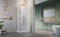 Radaway Nes KDJ B Brushed Gold kabina 100x90 prawa szczotkowane złoto 10025100-99-01R /10039090-01-01