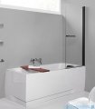 Sanplast Prestige III KW/PRIII parawan nawannowy 70x150 cm czarny matowy 600-073-1010-59-401