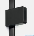 New Trendy Eventa Black Chrome drzwi wnękowe pojedyncze 120x200 cm przejrzyste prawe czarny połysk EXK-6136