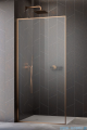 Radaway Modo F SL Brushed Copper II kabina Walk-in 110x201,6cm lewa Szczotkowana Miedź szkło przejrzyste 10419114-93-01L