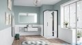 Novellini Glax 1 2.0 kabina z sauną parową 90x90 prawa czarna G21GF90DM5-1HH