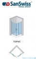 SanSwiss Top-Line TOPAC Wejście narożne 100cm profil srebrny Prawe TOPD10000107