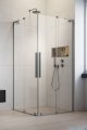Radaway Furo SL Brushed Nickel KDD kabina 110x100cm szczotkowany nikiel 10305110-91-01L/10305100-91-01R