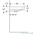Geberit Smyle Square Umywalka 90x48cm KeraTect 500.250.01.8