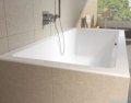 Riho Lugo 190x90cm wanna prostokątna z hydromasażem Pneumatic prawa + nogi + syfon BT05-PNE-P