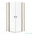 Radaway Nes Kdd II Brushed Copper kabina 80x80cm szczotkowana miedź 10031080-93-01L/10031080-93-01R