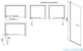 Sanplast Exa Line PR1/EXA LINE Kabina walk-in 80x200 czarny matowy 600-540-1620-59-401
