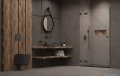 Radaway Essenza Pro Brushed GunMetal Dwj drzwi wnękowe 120cm lewe szczotkowany grafit 10099120-92-01L