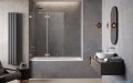 Radaway Essenza Pro Brushed Nickel Pnd II parawan nawannowy 100cm lewy szczotkowany nikiel 10102100-91-01L