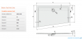 Sanplast Space Mineral BTL-M/SPACE brodzik trapezowaty z powłoką 90x130x1,5 cm lewy 645-290-1520-01-002