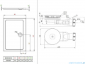 Radaway Fuenta New KDJ-B kabina prysznicowa 90x80 lewa przejrzyste + brodzik Doros D + syfon 384082-01-01L/384051-01-01/SDRD9080-01