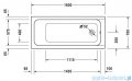 Duravit D-Code wanna prostokątna 160x70cm do zabudowy 700096 00 0 00 0000