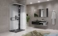 Novellini Glax 2 2.0 kabina z hydromasażem 90x70 prawa czarna G22A9079DT1-1HU