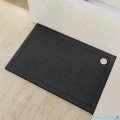 Schedpol Schedline Sharper Black Stone brodzik prostokątny 80x100x4,5cm 3S.S1P-80100/C/ST