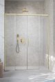 Radaway Idea DWD Brushed Gold drzwi wnękowe 160cm szczotkowane złoto 387126-99-01