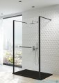 Sanplast Altus PII/ALTIIa kabina walk-in 150x212 cm czarny matowy 600-121-2791-59-401