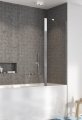 Radaway Nes 8 PND II parawan nawannowy 130cm prawy chrom połysk/przejrzyste 10088130-01-01R