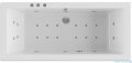 Riho Lusso 190x90cm wanna prostokątna z hydromasażem Pneumatic S2 lewa + nogi + syfon BA99-PNES2-L