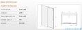 Sanplast drzwi przesuwne D2/ALTIIa-130-140 130-140x210 cm przejrzyste 600-121-1531-42-401