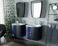 Oristo Louis szafka z umywalką 81x55x47 granatowy mat OR50-SD1S-82-14/UME-LU-82-93