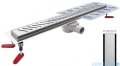 Wiper New Premium Ponente Odpływ liniowy z kołnierzem 90 cm syfon drop 50 szlif 500.0171.02.090