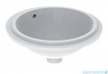 Geberit VariForm Umywalka okrągła z przelewem 42x40,5cm KeraTect 500.744.00.2